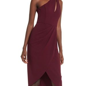 Lulus So Flirty One Shoulder Dress